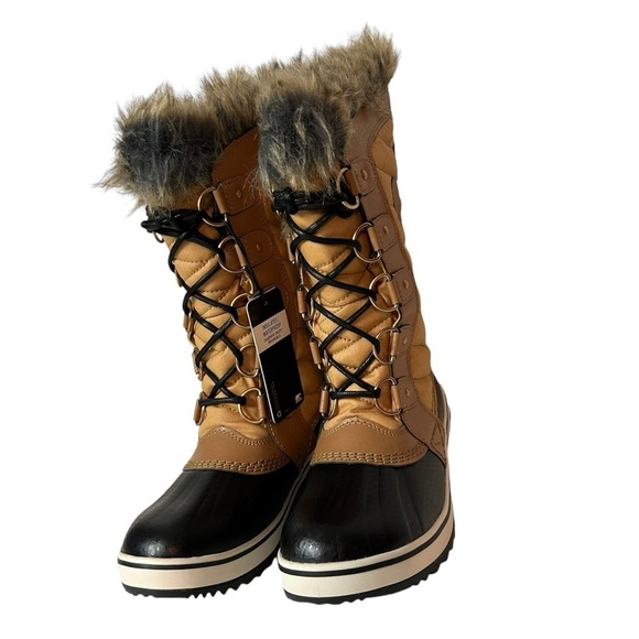 Sorel Tofino II Faux Fur Waterproof Winter Snow Boots Women’s Size 6 Curry/Fawn - Picture 5 of 7